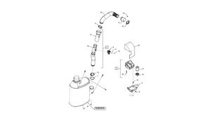 Ekran  84366840 ander onderdeel van het uitlaatsysteem voor New Holland T6090 T6070  wielen trekker