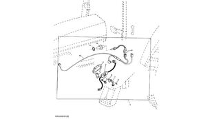 leidingcircuit voor John Deere 8345R wielen trekker