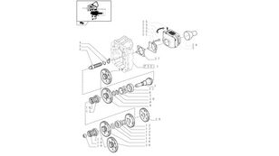 New Holland 5196193 looprol voor New Holland T6010  wielen trekker