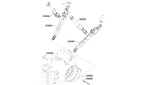 New Holland T6090 T6070 Ramię podnośnika 47137109 47137109 snelwissel voor New Holland T6090 T6070 wielen trekker