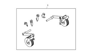 Zestaw koła  BCC10131 vering - overig onderdeel voor John Deere 960 cultivator