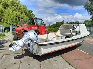 dell quay dory 17' boot boat vis + honda BF50 moto tuinfrees