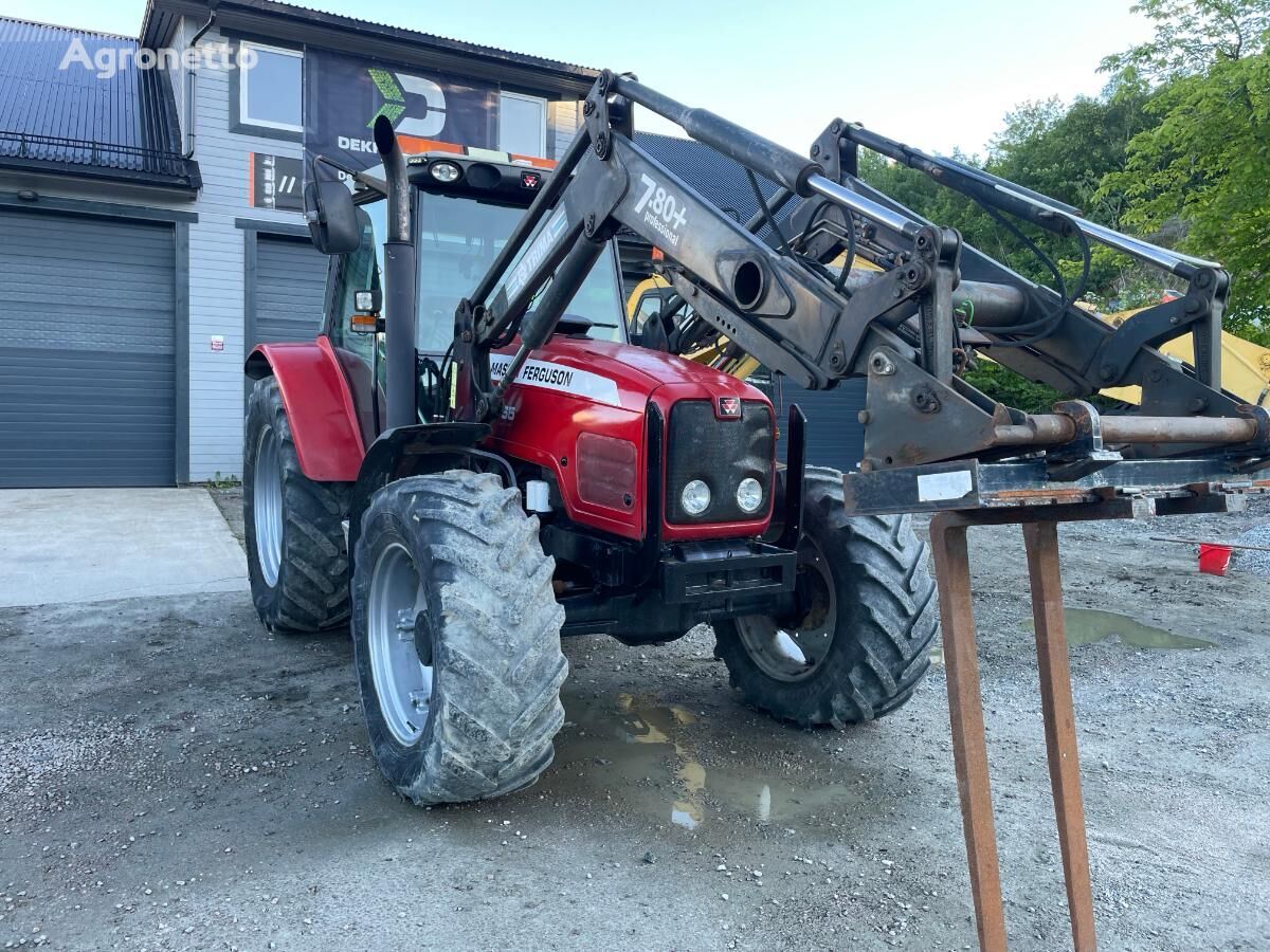 Massey Ferguson 5465 MED TRIMA LASTER 7552 TIMER wielen trekker