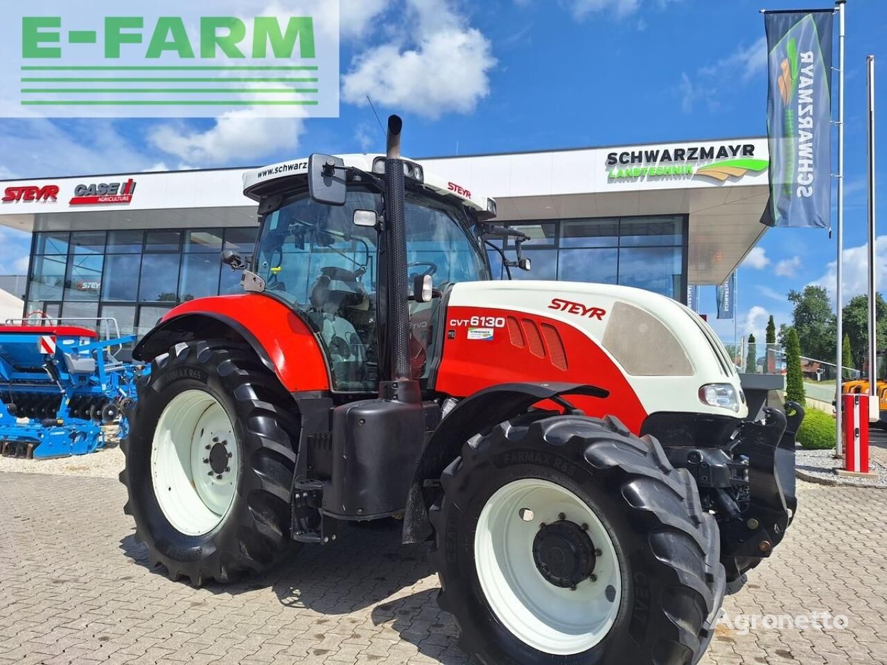 Steyr 6130 cvt basis wielen trekker